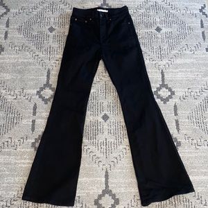 Levi’s 726 Flare Black Jeans. Size 27/4